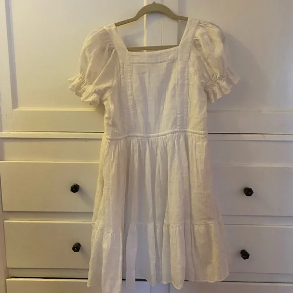 Madewell puff sleeve drawstring mini dress - Picture 5 of 6
